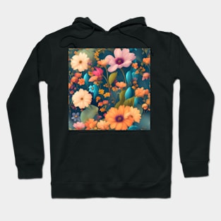 Dreamy Summer Flowers Hoodie